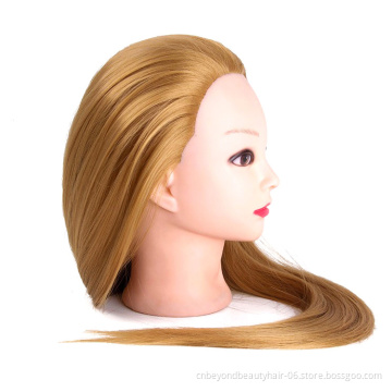Mannequin Training Head Wholesale Synthetic  For Hairdresser Hair Cut Training Head